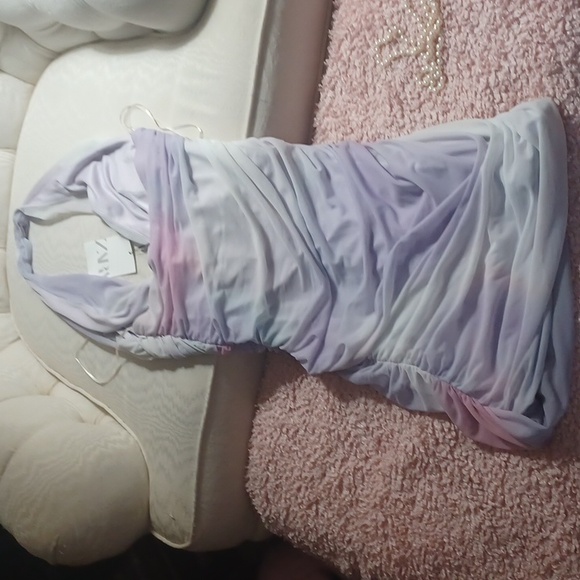 NWT ZARA TULLE DRESS SIZE M 💜 - Picture 4 of 5